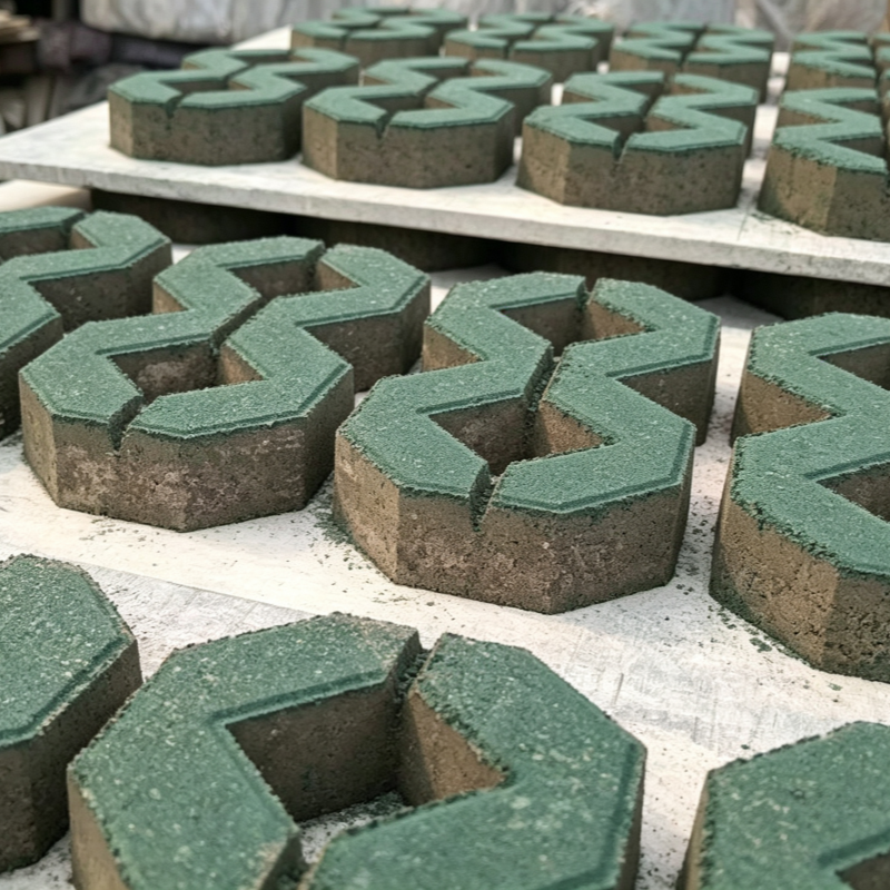 绿色植草砖
